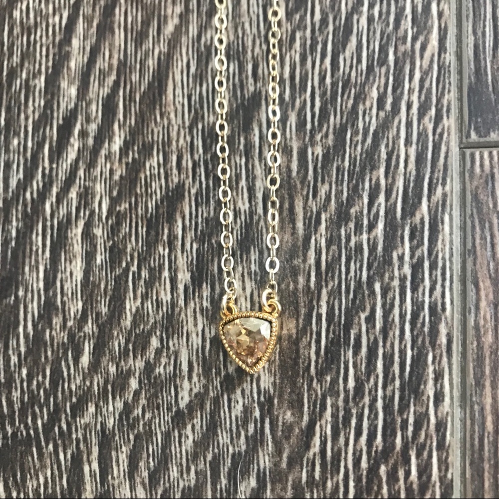 BOGO Stunning Gold Swarovski Elements Necklace NWT